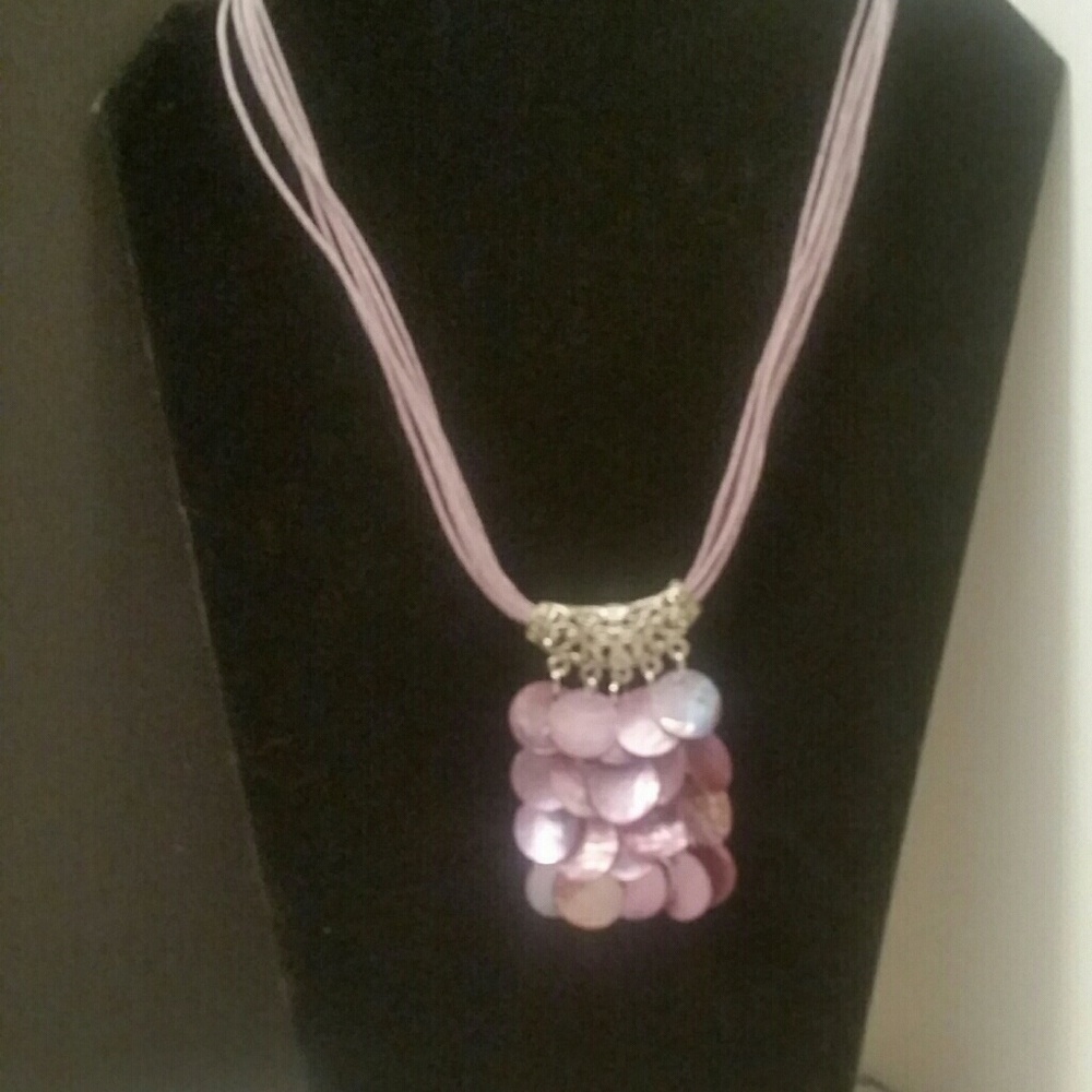 Lavender Multi Strand necklace
